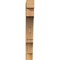 Ekena Millwork Balboa Block Rough Sawn Bracket, Western Red Cedar, 4"W x 24"D x 32"H BKT04X24X32BOA05RWR - alternate 2